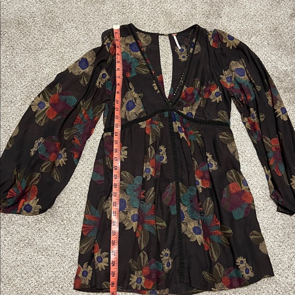 Free People Strawberry Fields Boho Floral Tunic Dress - Picture 8 of 9